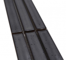 Border Border mosaic gray glossy rod look mosaic tile kitchen wall tile mirror bathroom shower wall MOS24BOR-CS26_f