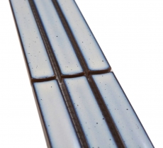 Border bordure mosaic white glossy rod look mosaic tile kitchen wall tile mirror bathroom shower wall MOS24BOR-CS66_f