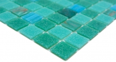 Glass mosaic mosaic tile mix turquoise green copper glossy pool look mosaic tile kitchen wall tile mirror bathroom shower wall MOS200-SMT_f