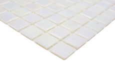 Glass mosaic mosaic tile Iridium White Flip Flop color glossy pool look mosaic tile kitchen wall tile mirror bathroom shower wall MOS240-WA02-P_f