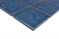 Hand-painted ceramic mosaic tile blue ice blue streaks MOS14-0404_m