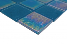 Hand-painted glass mosaic mosaic tile medio flip flop iridescent black sapphire multicolored MOS66-S63-48_m