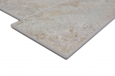 Hand sample Self-adhesive mosaic mat Vinyl stone look beige gray Rectangular MOS200-SP01_m