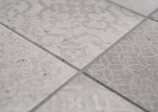 Hand pattern self-adhesive mosaic mat vinyl shabby chic gray ornament MOS200-SCELLO_m