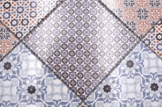 Hand pattern self-adhesive mosaic mat vinyl retro country house style MOS200-S1404_m