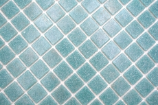 Hand-painted glass mosaic pool mosaic floating mosaic pastel blue gray MOS200-A52_m