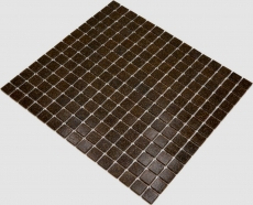 Hand-painted glass mosaic mosaic tile dark brown spots MOS200-A36_m