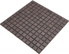 Jasba Senja Pure mosaic ceramic stoneware wenge matt wood effect kitchen bathroom shower MOSJB28 1 mat