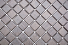 Jasba Senja Pure mosaic ceramic stoneware wenge matt wood effect kitchen bathroom shower MOSJB28 1 mat