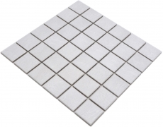 Jasba Village mosaic ceramic stoneware stone white matt stone effect kitchen bathroom shower MOSJB540 1 mat