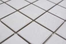 Jasba Village mosaic ceramic stoneware stone white matt stone effect kitchen bathroom shower MOSJB540 1 mat