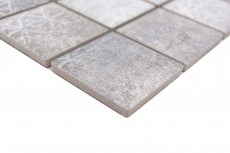 Ceramic mosaic tiles Jasba cement-mix matt cement look kitchen wall bathroom tile shower wall / 10 mosaic mats