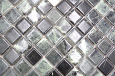 Jasba Agrob Buchtal Fresh Marble & More mosaic ceramic stoneware verde alpi glossy marble look kitchen bathroom shower MOSJBMM21 1 mat