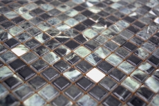 Jasba Agrob Buchtal Fresh Marble & More mosaic ceramic stoneware verde alpi glossy marble look kitchen bathroom shower MOSJBMM27 1 mat