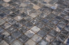 Jasba Agrob Buchtal Fresh Marble & More mosaic ceramic stoneware illusion dark glossy marble look kitchen bathroom shower MOSJBMM28 1 mat