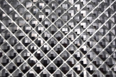 Glass mosaic QUADRAT CRYSTAL GLITTER BLACK MOS130-B824 1 mat