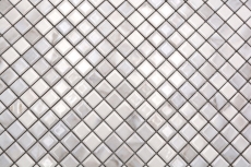 Ceramic mosaic tiles Jasba carrara look white glossy marble look kitchen wall bathroom tile shower wall / 10 mosaic mats