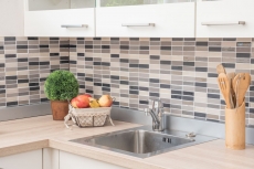 Mosaic tile ceramic light beige gray rods unglazed glass MOS24-CUSTG61_f