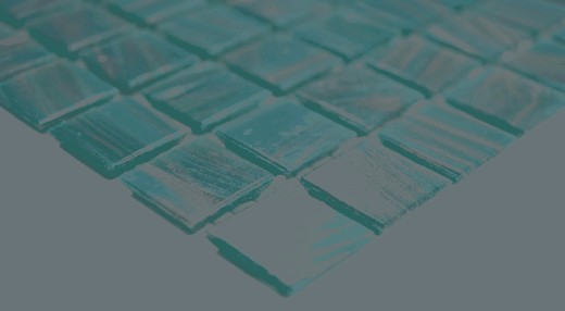Hand-painted glass mosaic turquoise bronze wall tile bathroom tile shower splashback tile backsplash MOS230-GA67_m