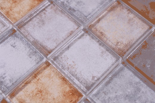Hand pattern square glass mosaic Crystal mix Color wall tile backsplash kitchen shower bathroom MOS88-0412_m
