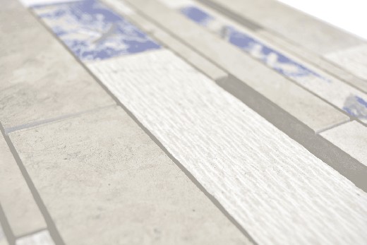 Hand sample composite marble/ceramic mix gray/color 3F wall tile backsplash kitchen shower bathroom MOS180-D09STG_m