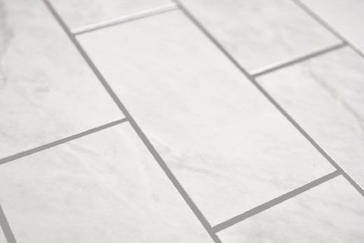 Hand sample rectangle AC stone effect Carrara look Subway Level glossy wall tile backsplash kitchen shower bathroom MOS200-CLG_m