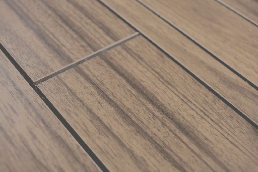 Hand sample composite aluminum wood look Wood Dark Level wall tile mirror MOS200-52WDL_m
