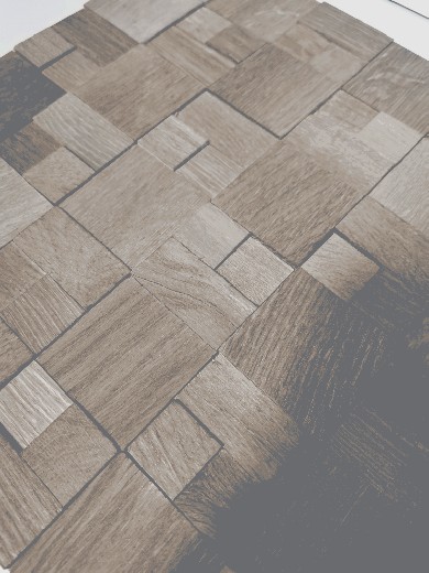 Hand sample combination Woodland Oak Wood gray blue light 3D wall tile mirror MOS170-22G_m