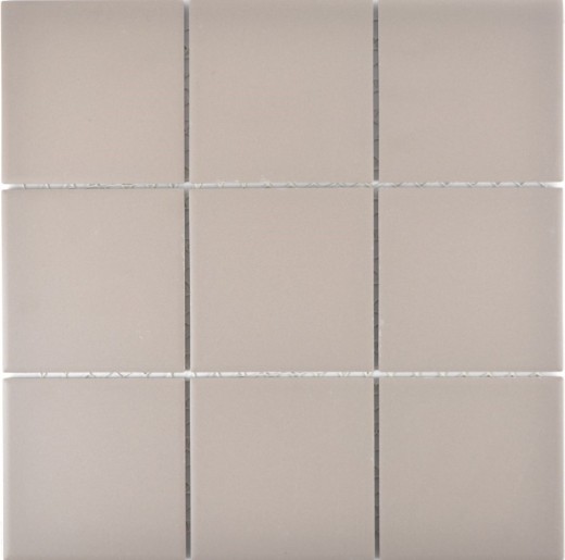 Mosaic tile ceramic light gray unglazed MOS22-1204