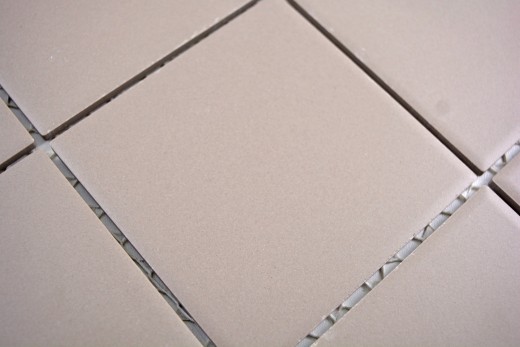 Mosaic tile ceramic light gray unglazed MOS22-1204