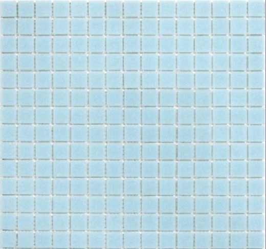 Swimming pool mosaic tile Pool mosaic Glass mosaic Light blue paper-bonded - MOS200-A11-P