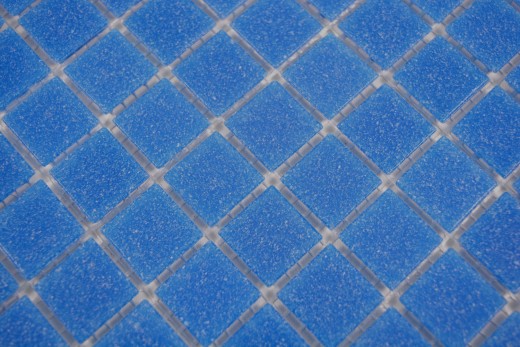 Swimming pool mosaic tile pool mosaic glass mosaic cobalt blue paper-bonded - MOS200-A15-P