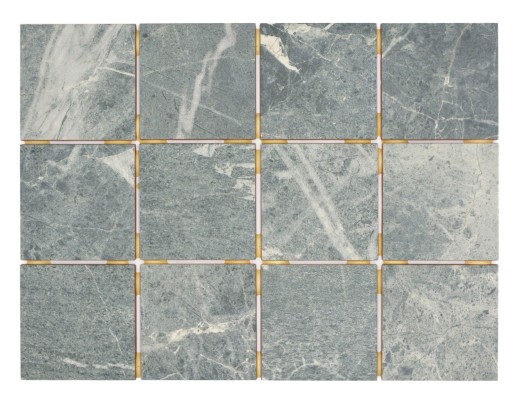Ceramic mosaic tile gray-green matt stone look Piastrella MOS22-BH395_f | 10 mosaic mats