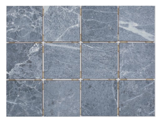 Ceramic mosaic tile gray blue matt stone look Piastrella MOS22-BH808_f | 10 mosaic mats