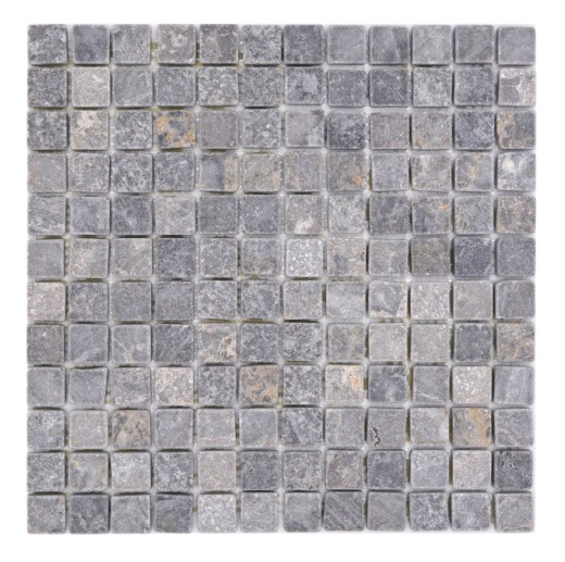 Marble mosaic Light gray Grey Anthracite Natural stone Antique MOS36-TN23_f