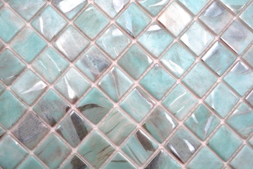 Mosaic tile pool mosaic swimming pool mosaic turquoise blue gray cream silver shimmer shower wall SPAIN - MOS220-71253U_f