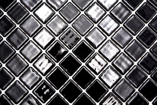 Hand pattern mosaic tile pool mosaic swimming pool mosaic black shower wall SPAIN - MOS220-25900U_m