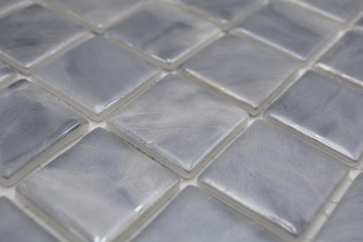 Hand sample swimming pool mosaic pool mosaic glass mosaic dove gray beige tones with blue tint wall floor kitchen bathroom shower - MOS220-71384U_m