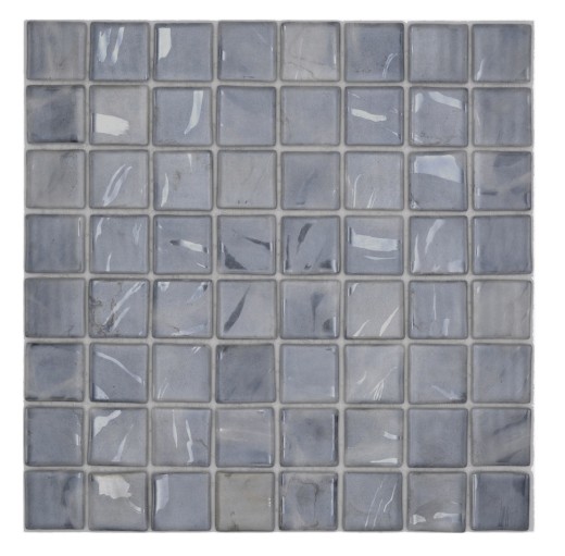 Hand sample swimming pool mosaic pool mosaic glass mosaic dove gray beige tones with blue tint wall floor kitchen bathroom shower - MOS220-71384U_m