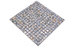 Ceramic mosaic retro vintage white colorful flowers mosaic tile backsplash MOS18C-1401