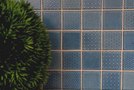 Ceramic mosaic tile blue BAD pool blue tile mirror shower bathroom tile MOS16-0404