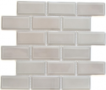 Metro Subway mosaic tiles ceramic stone gray tile backsplash kitchen MOS26M-0202_f | 10 mosaic mats