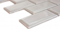 Metro Subway mosaic tiles ceramic stone gray tile backsplash kitchen MOS26M-0202_f | 10 mosaic mats