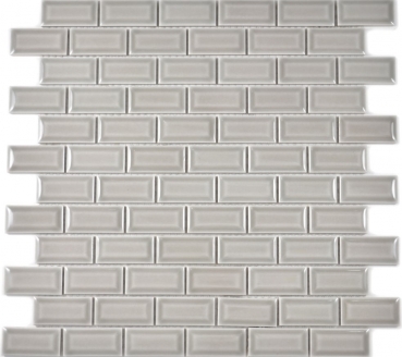Hand sample mini metro subway mosaic tile ceramic tile backsplash stone gray MOS26-0204_m