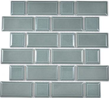 Metro Subway tiles facet petrol gray mosaic tile ceramic tile backsplash kitchen wall MOS26WM-0218