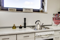 Hexagonal hexagon mosaic tile ceramic mini white matt wall shower tile wall tile bathroom tile kitchen - MOS11A-0111
