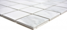 Ceramic mosaic tile Carrara look white gray bathroom tile backsplash kitchen MOS14-0102