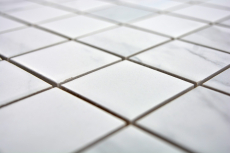 Ceramic mosaic tile Carrara look white gray bathroom tile backsplash kitchen MOS14-0102