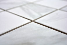 Mosaic tile Carrara look white gray ceramic bathroom tile tile backsplash kitchen MOS16-0102_f | 10 mosaic mats