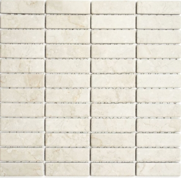 Hand-patterned mosaic tile ceramic rods stone look light beige tile backsplash kitchen MOS24-STSO45_m